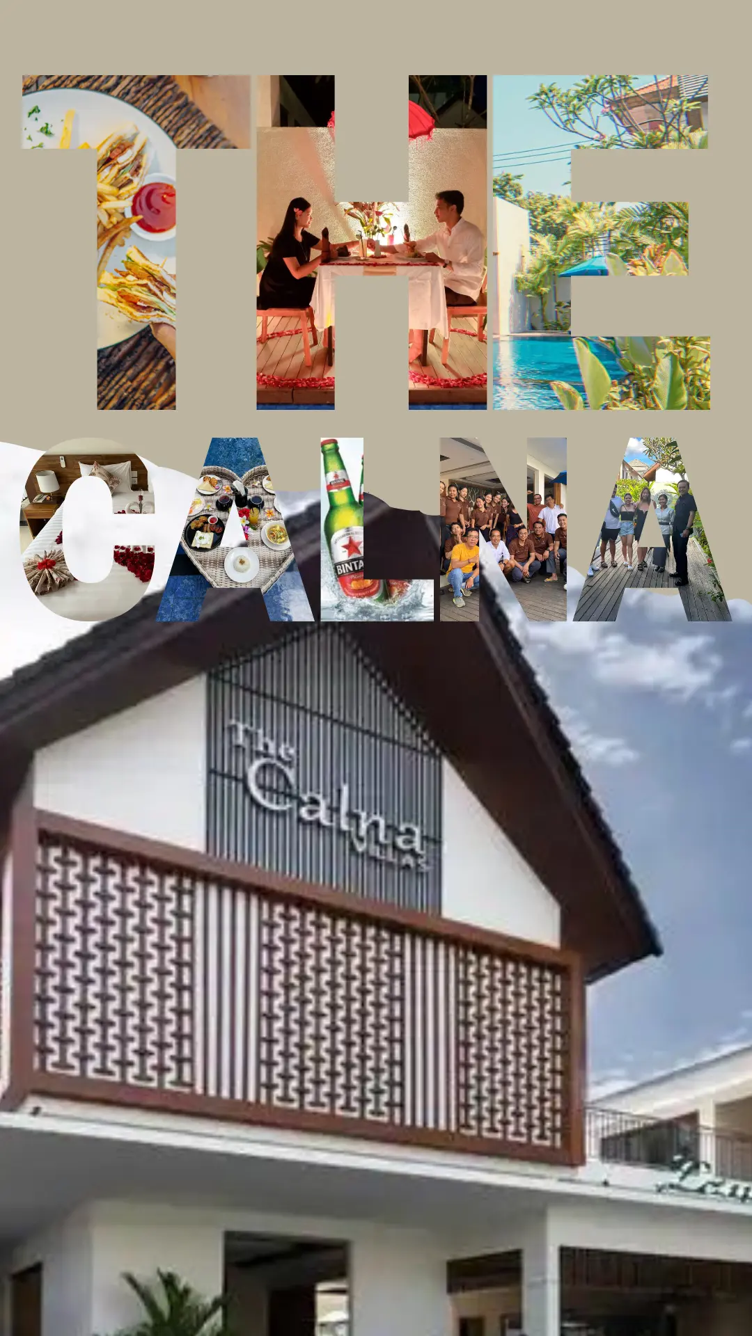 calna villa word banner